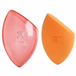 Real Techniques Miracle Complexion Sponge + Travel Sponge Case, Arrondi, Latex, 2 pièce(s)
