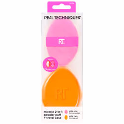 Miracle 2 In 1 powder puff + travel case 2 u