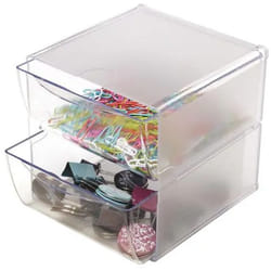 Deflecto 350101 module de classement de bureau Polystyrène Transparent