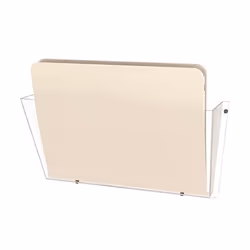 Deflecto 63201, A4, Polyester, Transparent, Unbreakable, 368,3 mm, 76,2 mm