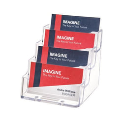 Deflecto 70841 rangement de cartes de visites Polystyrène Transparent