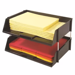 Deflecto 582704, Polystyrène, Noir, 1500 feuilles, 419,1 x 284,5 x 88,9 mm, 419,1 mm, 284,5 mm