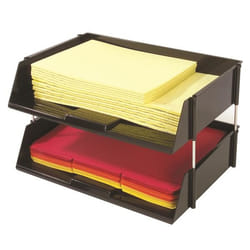 Deflecto 582704 bac de rangement de bureau Polystyrène Noir