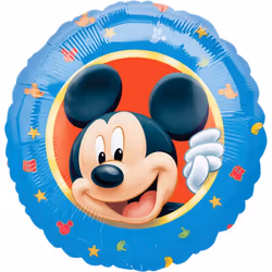 Amscan 10958 01, Ballon-jouet, Feuille, Multicolore, Image, Rond, 43 cm