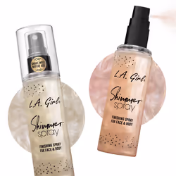 L.A. Girl Shimmer Spray Gold Spray fixateur de maquillage 80 ml