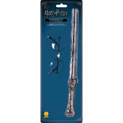 Rubie's Kit Baguette + Lunettes Harry Potter