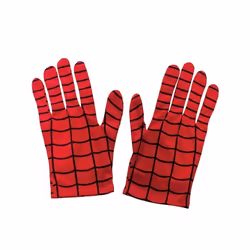 Gants Spiderman pour enfant - Rouge - Tissu - Poignet longueur