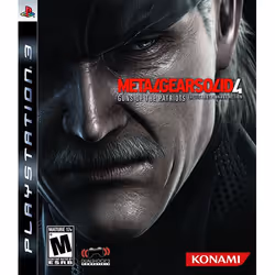 Konami Metal Gear Solid 4: Guns of the Patriots, PlayStation 3, M (Mature)