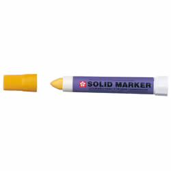 Sakura Solid Marker, Jaune, Bleu, Jaune, Béton, Verre, Fer, Cuir, Papier, Caoutchouc, Bois, -10 - 200 °C, 132 mm, 1 pièce(s)