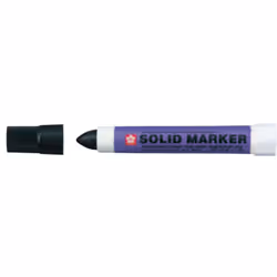 Sakura Solid Marker, Noir, Noir, Bleu, Béton, Verre, Fer, Cuir, Papier, Caoutchouc, Bois, -10 - 200 °C, 132 mm, 1 pièce(s)