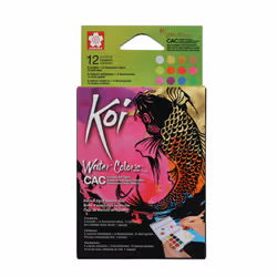 Sakura Koi Water Colors Sketch Box 12 Creative Art Colors, Multicolore, 12 pièce(s)