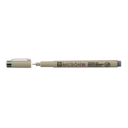 Sakura Pigma Micron 01 stylo fin Gris 1 pièce