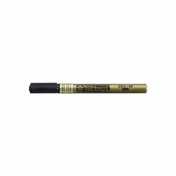 Sakura Pen-touch, Or, Noir, Or, 1 couleurs, Fin, Verre, Métal, Papier, Plastique, Bois, 1 mm