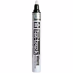Sakura Pen-touch Regular, Blanc, Blanc, 1 couleurs, Moyen, Rond, Verre, Métal, Papier, Plastique, Bois