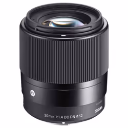 Sigma 30 mm F1.4 DC DN, Objectif téléobjectif zoom, 9/7, Stabilisateur d'image, Canon EF-M, Sony E, Auto focus