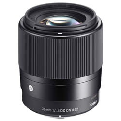 Sigma 30 mm F1.4 DC DN SLR Objectif téléobjectif zoom Noir