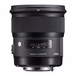 Sigma 24mm F1.4 DG HSM A MILC/SLR Objectif large Noir