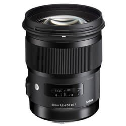 Sigma Art, 50mm F1.4 DG HSM SLR Noir