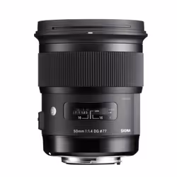 Sigma Art, 50mm F1.4 DG HSM SLR Noir