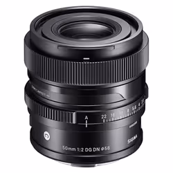 Sigma 50mm / f 2.0 DG DN C MILC Téléobjectif Noir