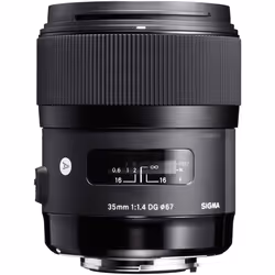 Sigma 35mm F1.4 DG HSM SLR Objectif standard Noir