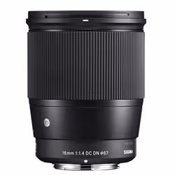 Sigma 16 mm F1.4 DC DN SLR Objectif téléobjectif zoom Noir