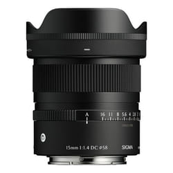 Sigma 15mm F1.4 DC MILC Prime lens Noir