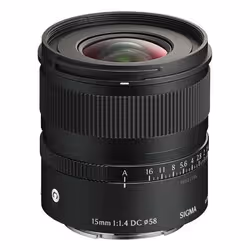 Sigma 15mm F1.4 DC MILC Prime lens Noir - Vue supplémentaire 3