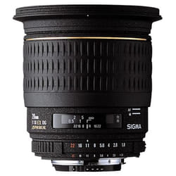 Sigma 20mm F1.8 EX DG ASPHERICAL RF Noir
