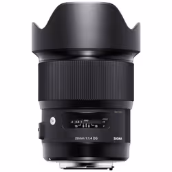 Sigma 20mm F1.4 DG HSM Art SLR Objectif ultra large Noir