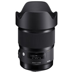 Sigma 20mm F1.4 DG HSM A MILC/SLR Objectif large Noir