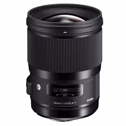 Sigma 28mm F1.4 DG HSM Art, Objectif large, 17/12, Canon EF