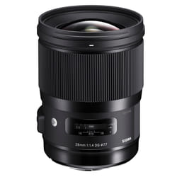 Sigma 28mm F1.4 DG HSM Art MILC/SLR Objectif large Noir
