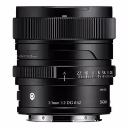 Sigma 20mm F2 DG Contemporary MILC Objectif plein cadre Noir - Vue supplémentaire 2