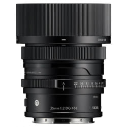 Sigma 35mm F2 DG Contemporary MILC Objectif plein cadre Noir