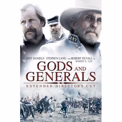 Warner Home Video Gods And Generals, DVD, DVD, Anglais, Drame, Guerre, 2D, Robert Duvall, Jeff Daniels, Stephen Lang, Ronald ...