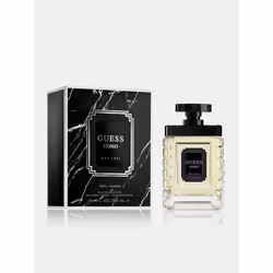 GUESS Uomo 100ml, Hommes, 100 ml, Cardamone, Pamplemousse, Lavande, Géranium, Safran, Sage, Ambre, Benjoin, Bois, Spray