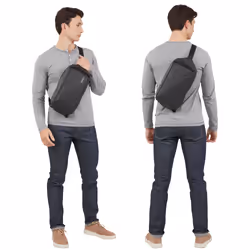 Thule Tact TACTSL08 - Black Polyester Noir Homme Sac bandoulière