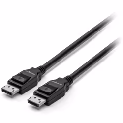 Kensington Câble passif bidirectionnel DisplayPort 1.4 (M/M), 1,8 m, 1,8 m, DisplayPort, DisplayPort, Mâle, Mâle, Noir