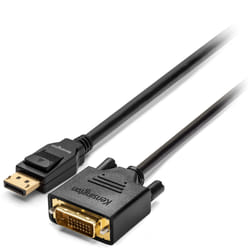 Kensington Câble passif unidirectionnel DisplayPort 1.1 (M) vers DVI-D (M), 1,8 m