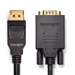 Kensington Câble passif unidirectionnel DisplayPort 1.2 (M) vers VGA (M), 1,8 m