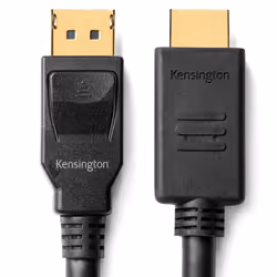 Kensington Câble passif unidirectionnel DisplayPort 1.2 (M) vers HDMI (M), 1,8 m - Vue supplémentaire 3
