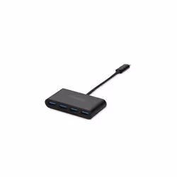 Kensington CH1200 Hub 4 ports USB-C® 10 Gbits/s, USB 3.2 Gen 1 (3.1 Gen 1) Type-C, USB 3.2 Gen 2 (3.1 Gen 2) Type-A, 10000 Mb ...
