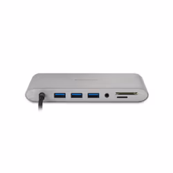 Kensington UH1440P Station d’accueil mobile USB-C 5 Gbits/s sans pilote avec double sortie vidéo – DP/HDMI/VGA, Avec fil, USB ...