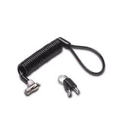 Kensington Câble de sécurité MicroSaver® 2.0 portable, 1,8 m, Clé, Acier, Noir, Argent