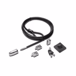Kensington Kit de verrouillage 2.0 pour ordinateurs de bureau et périphériques, 2,44 m, Kensington, Clé, Acier au carbone, No ...