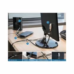 Kensington Kit de verrouillage 2.0 pour ordinateurs de bureau et périphériques - Vue supplémentaire 7