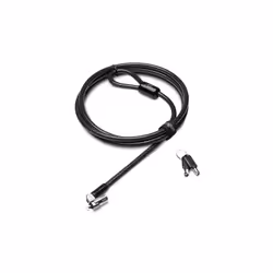 Kensington Câble de sécurité MicroSaver®2.0 Ultra à clé, Kensington, Clé, Acier au carbone, Noir, Acier inoxydable