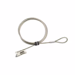 Kensington Slim NanoSaver 2.0 EQ, 1,8 m, Verrouillage à combinaison, Acier inoxydable, Acier zingué, Argent