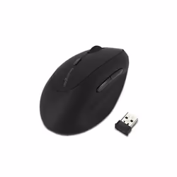 Kensington Souris sans fil Pro Fit® Ergo pour gauchers, Gauche, RF sans fil, 1600 DPI, Noir